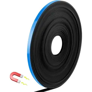 Magnetic Tape Roll Thin Strips, 1/4 Inch x 33 Feet Magnetic Board Dividers Whiteboard Graphic Decorative Tape Marking Line for Classroom Office Art Accessories(Blue)