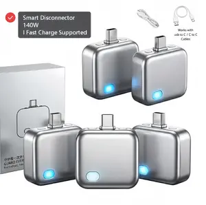 140W Physical-Disconnect Battery Guard, Auto & Self-Eject Charger with Smart Auto-Stop Charging, Anti-Overcharge Accessory for Mobile Phones, Laptops & Tablets (Safe Overnight Charging), Accessories