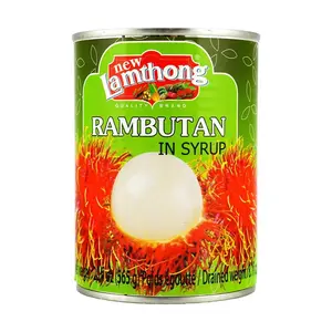 New Lam Thong Canned Lychees in Syrup - 565g | Sweet Fruit for Desserts, Cakes & Baking