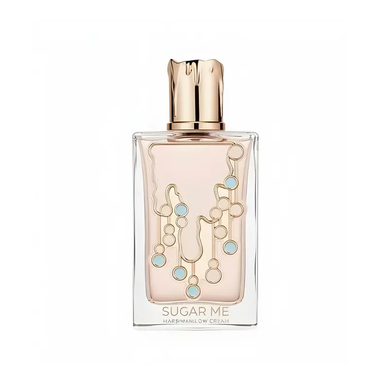 Maison Alhambra Sugar Me Marshmallow Dream EDP - Women's Unisex Floral Gourmand Perfume, Berry, Dessert, Fruit Flavor, Straw+Rasp Burst, Citrus, Deep Floral, Sweet Musky, Amber Musk Signature, Alcohol-Free, Irritant-Free, 3.4 Fl Oz, Berry Women's Fragranc
