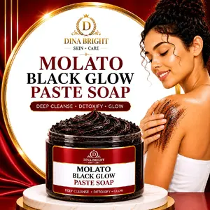 MOLATO BLACK GLOW PASTE SOAP.