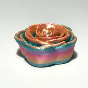 Rose Fidget Spinner - 3D Printed Articulating Figure