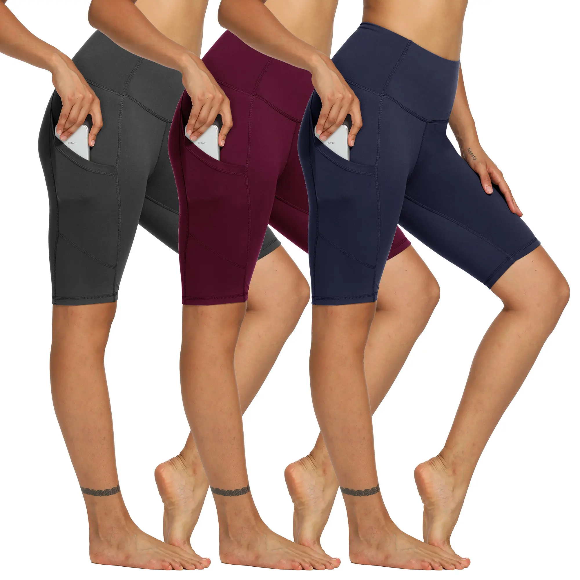 Black/ Wine Red/ Navy Blue