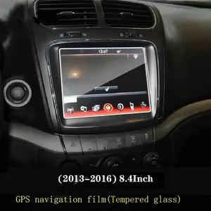 Dodge Journey 2013-2016 8.4 Inch Car GPS Navigation Tempered Glass Protector, Durable Screen Guard for Vehicle Dashboard Display