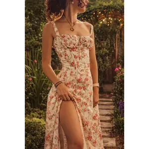 Feyre Archeron Spring Court Dress | ACOTAR Inspired Floral Corset Gown