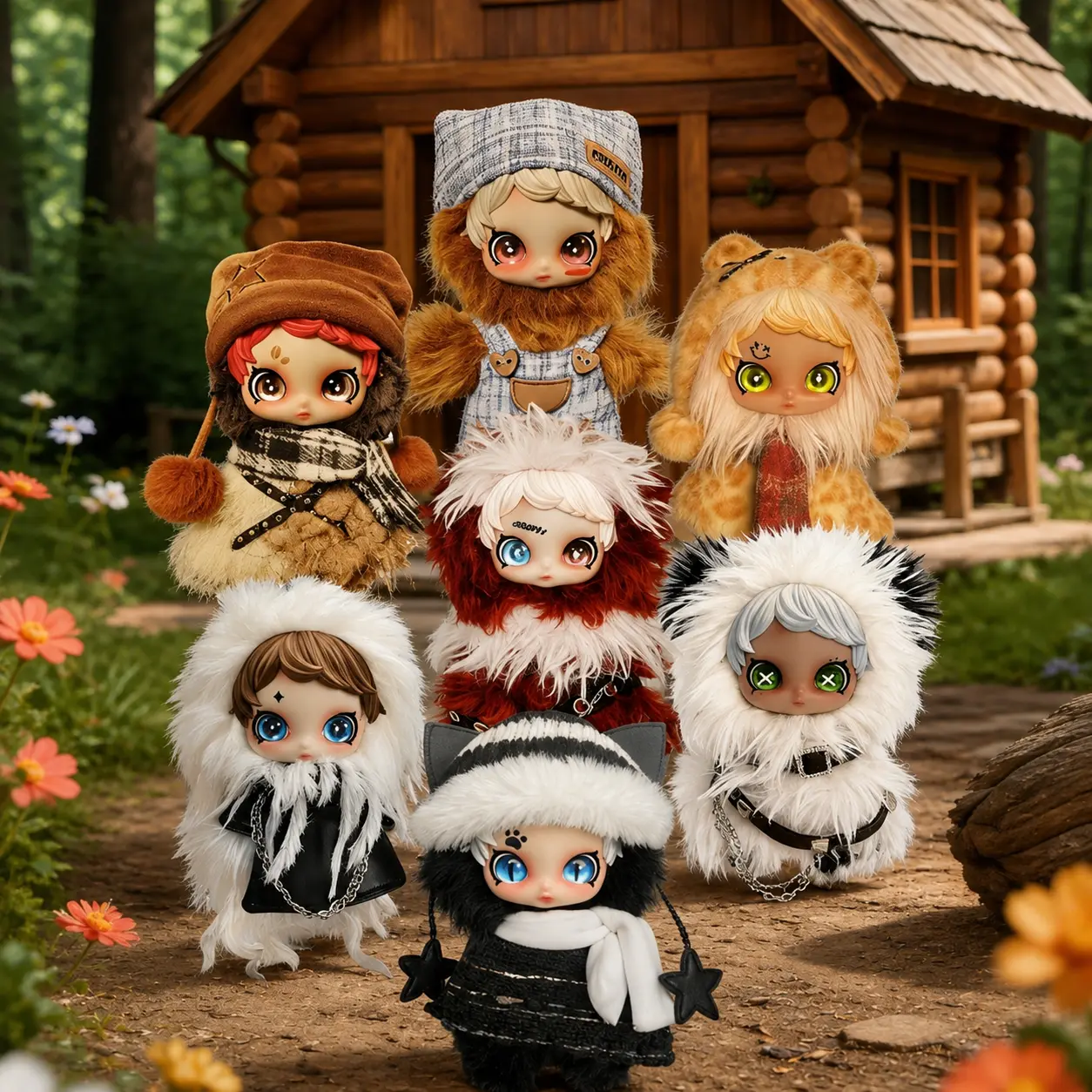 [ZFAZ] OWEN Street Youngster Series Plush Blind Box Collectible Plush Figure [No Returns or Exchanges Once Opened]