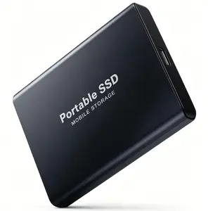 4TB External SSD, USB3.2 Type-C High-Speed Mobile Storage, Quiet Operation Solid State Drive for PC, MAC