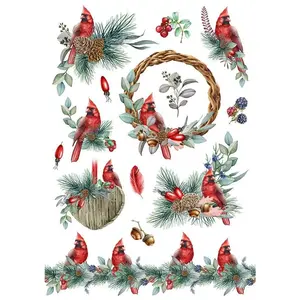 Red Cardinal Rice Paper