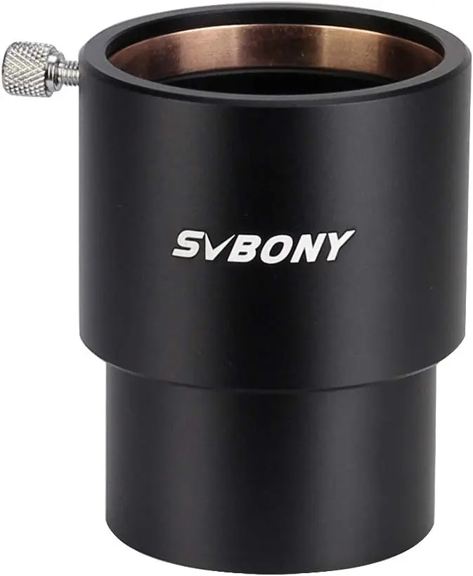SV158 2” Telescope Extension Tube Optical Length 45mm (90mm) | for Astrophotographic Applications, Extension Tube, Brass Compression Ring, Metallic Materials, 2” Adapter Thread
