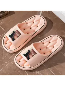 Jujutsu Kaisen Hollow Out Slippers Fushiguro Megumi Ryomen Sukuna Themed Anime Peripheral Soft Sole Slides Non Slip Bath Shoes For Home Shower Breathable Casual Outdoor Slippers Unisex For Anime Fans