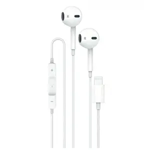 1pc Apple Lightning Connector with Inline Control, Hands-Free Calling and Music, Perfect for Commuters and Daily Use, Electronic