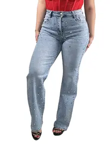 Crystal's Trending Rhinestone Jeans - Super Comfortable and High Quality