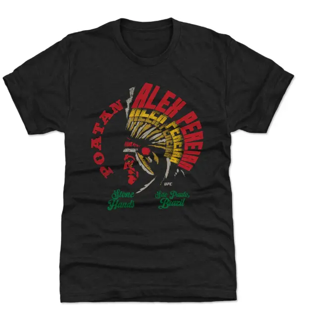 UFC Alex Pereira | Poatan Headdress | Premium Tri-Blend Graphic T-shirt