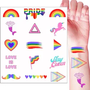 Gay Pride Temporary Tattoos - 30 Pack LGBTQ