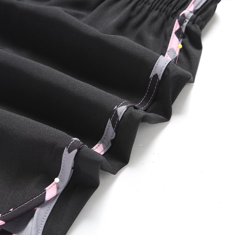 New women’s 2-in-1 casual running shorts with camouflage lining, fitness training shorts with pockets