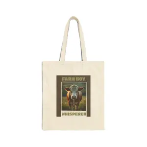 Can Handle a Farmer tote | Cotton Canvas Farmer Statement Tote