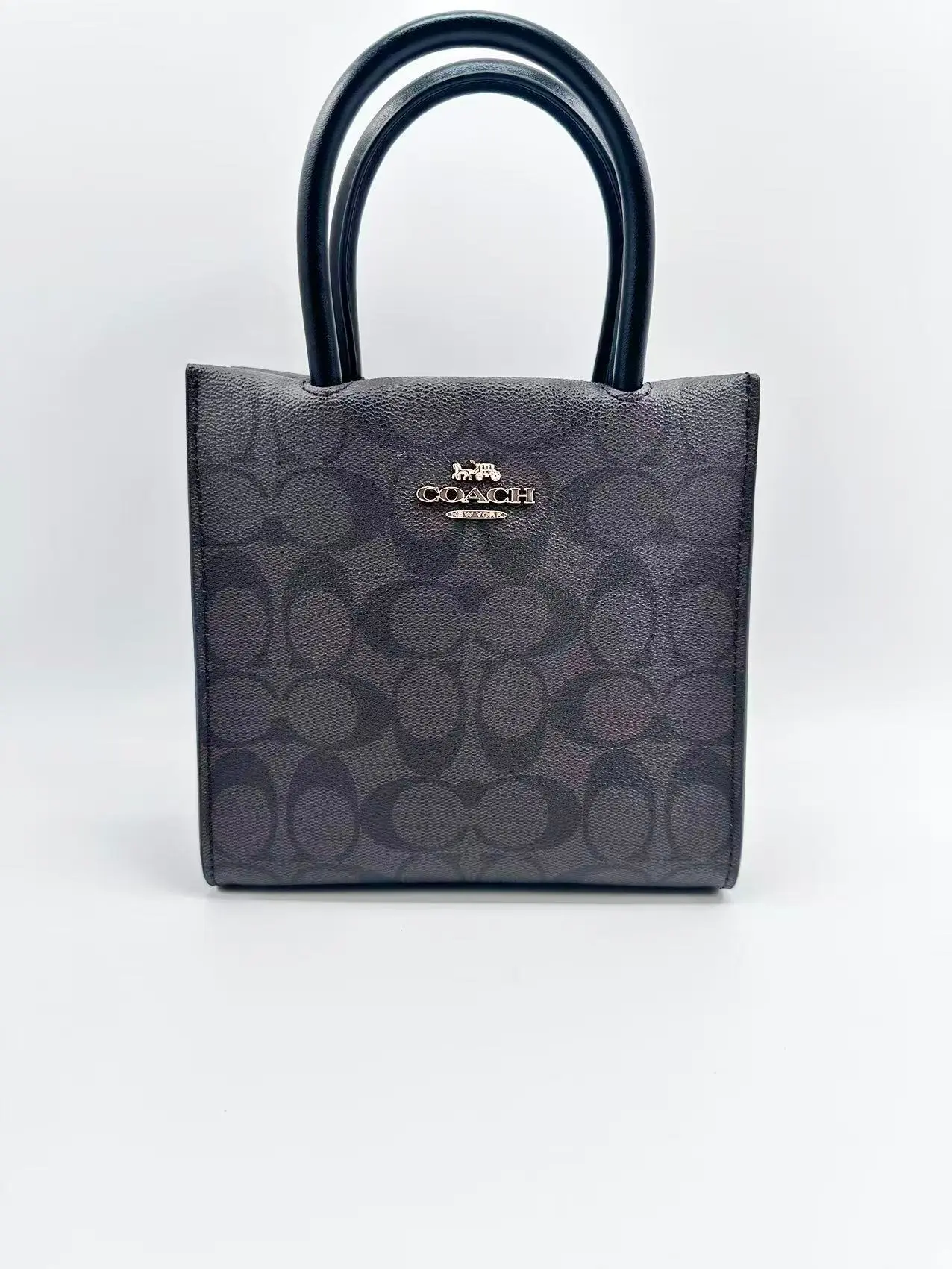 Pre-owned coach leather Tote Bags Mini Cally Tote Bag Signature Canvas Handbag