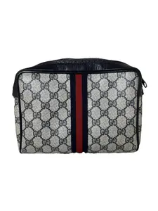 Pre-owned GUCCI Leather Cosmetic Bag GG Plus Ophidia Cosmetic Pouch