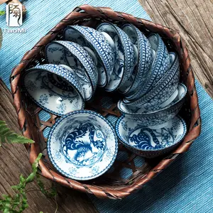 Ceramic Tea Cup featuring the Twelve Zodiac Animals