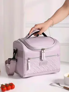 Large Capacity for Autumn Winter, Outdoor Picnic Insulated Ice Pack, Multifunctional Insulated Bag, Handheld Cooler Box, Casual Style, All Seasons Use