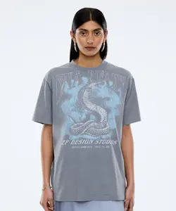 Blue Dragon Graphic T-Shirt – Vintage Fantasy Aesthetic Tee, Streetwear Style Gildan Unisex T-shirt (G5000)