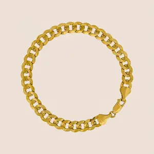 8MM Flat Curb Bracelet