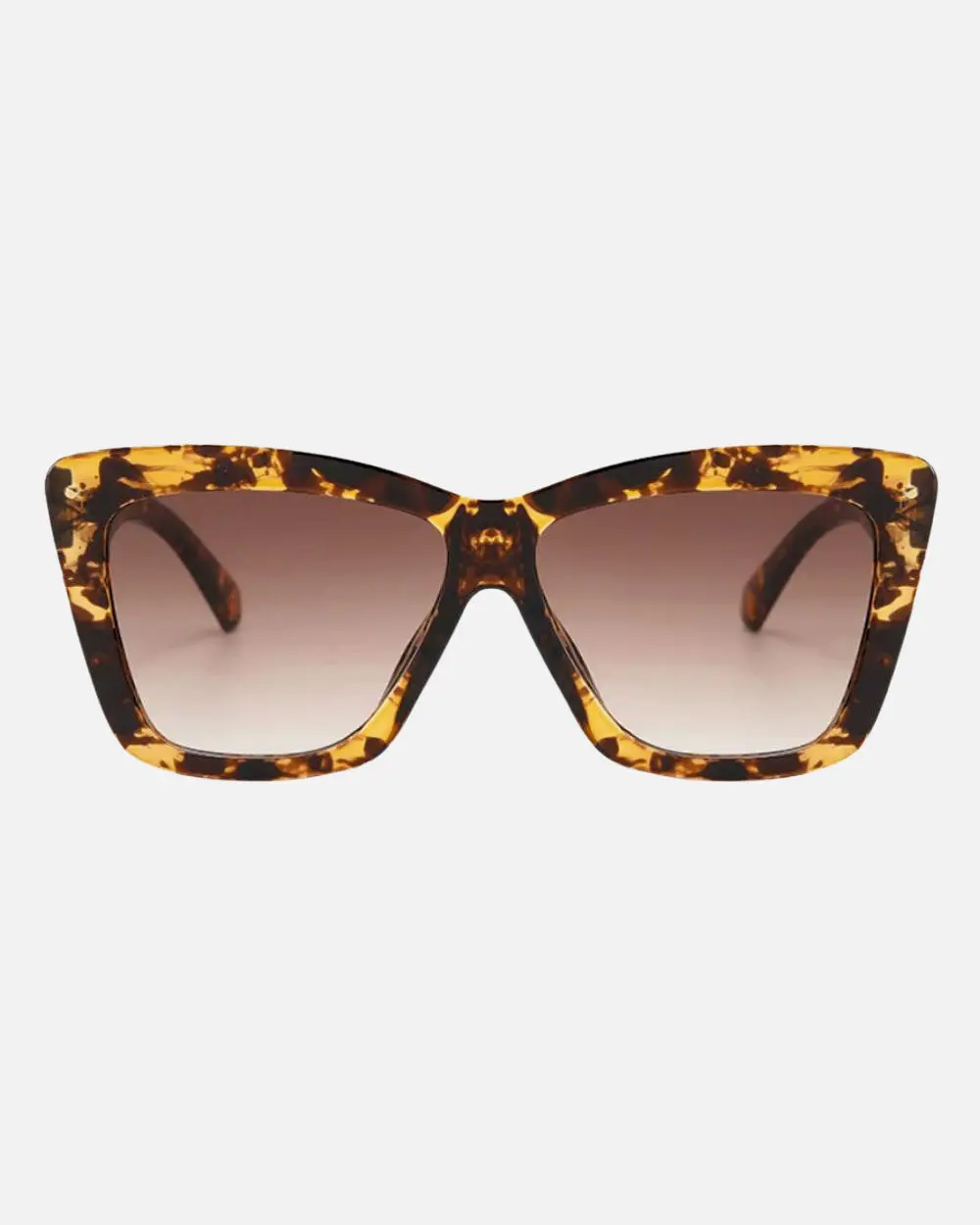 Willow Polarized Sunglasses - Classic Torte Frame with Gold Rivet Accents, 100% UV Protection, Fifth & Ninth Travel Case Included