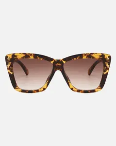 Willow Polarized Sunglasses - Classic Torte Frame with Gold Rivet Accents, 100% UV Protection, Fifth & Ninth Travel Case Included