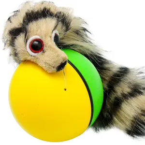 Weazel Weasel Motorized Squirrel Ball Fun Toy for Dog Cat Pets and Children Interactive Training Ball Interactive Chew