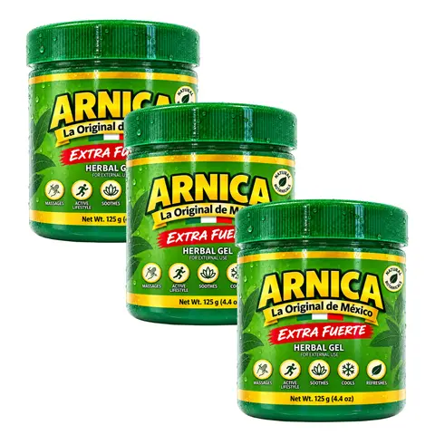 Arnica Botanical Soothing Body Care Balm - 125g Jars (Pack of 3)