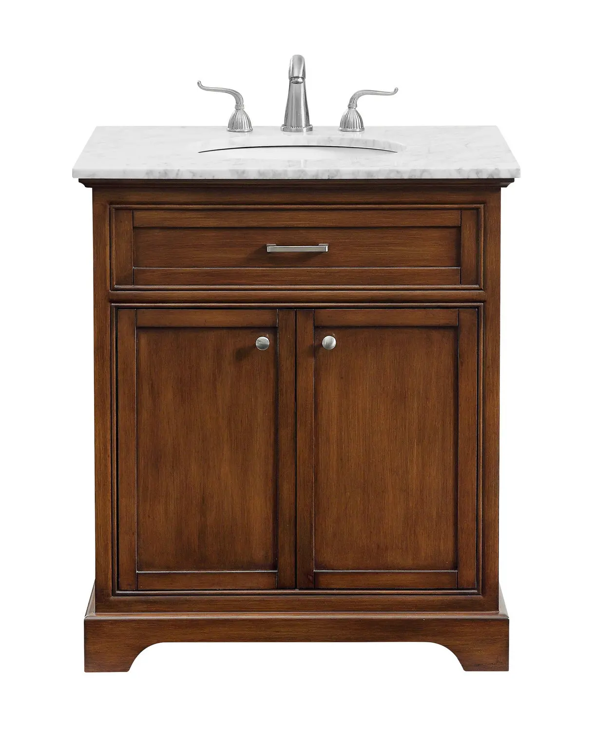 Americana Single Bathroom Vanity Set Teak