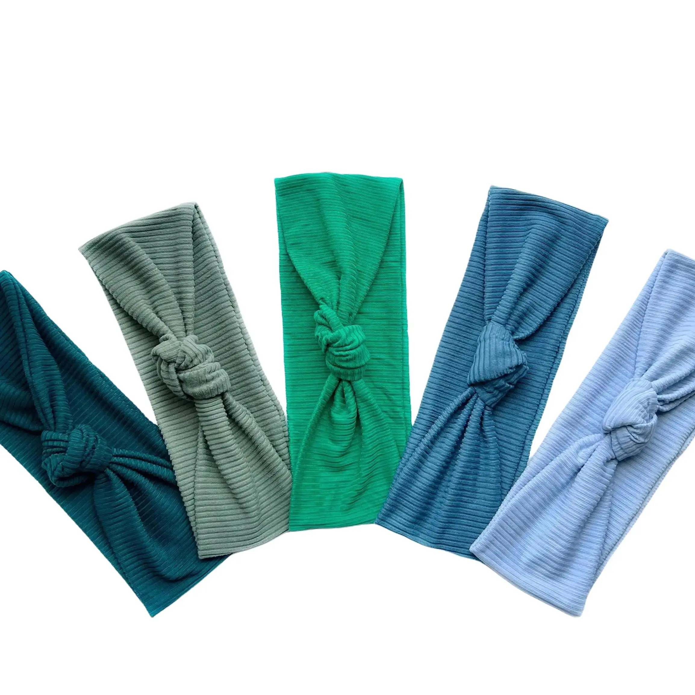 Solid Green or Blue Knot Headband, Casual Headband, Boho Headband, Nurse Headband
