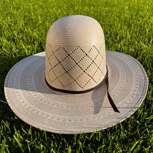 Laredo Straw 6" Crown- Montecarlo