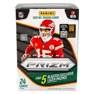 2025 Panini Prizm Football 6-Pack Blaster Box (5 Lazer Parallels) Retail