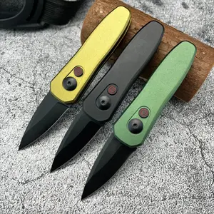 Launch 4 Styles Mini Pocket Folding Knife Button Lock Outdoor Camping Tool with Short 8Cr13Mov Blade and Durable Aluminum Alloy Handle Unboxing EDC Tools
