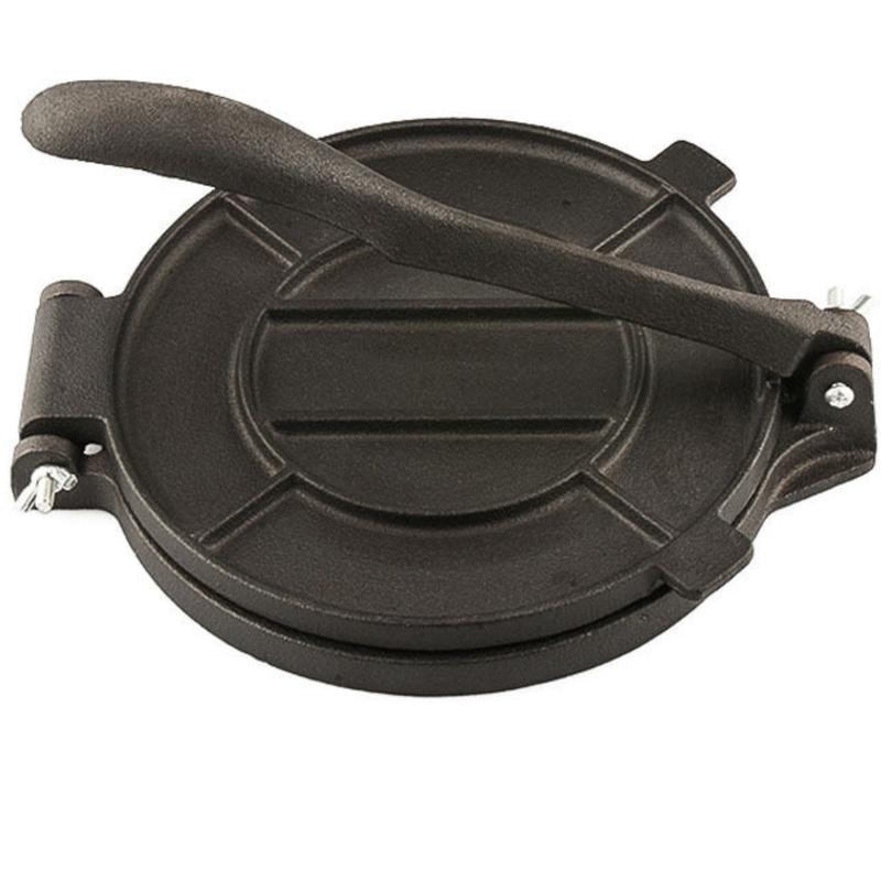 Cast Iron Tortilla Press, Tortilla and Roti Maker, Made in Colombia, 8 Inches Kitchen Sturdy