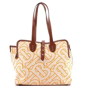 Pre-owned BURBERRY Canvas Plain Tote Bags REBAG Soft Belt Bag XL TB Monogram Printed Canvas Medium by Rebag