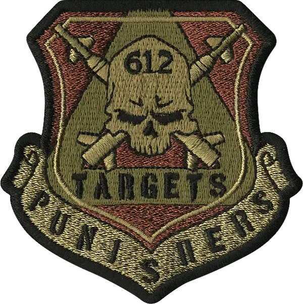 612 Target Punishers Embroidered Patch