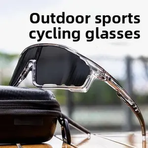 Outdoor mountaineering windproof sunglasses women's photosensitive anti-ultraviolet discoloration glasses cycling sports big face goggles Men's and Women's Multisport Goggles  fall  line visual  snow envy lash goggles ombre