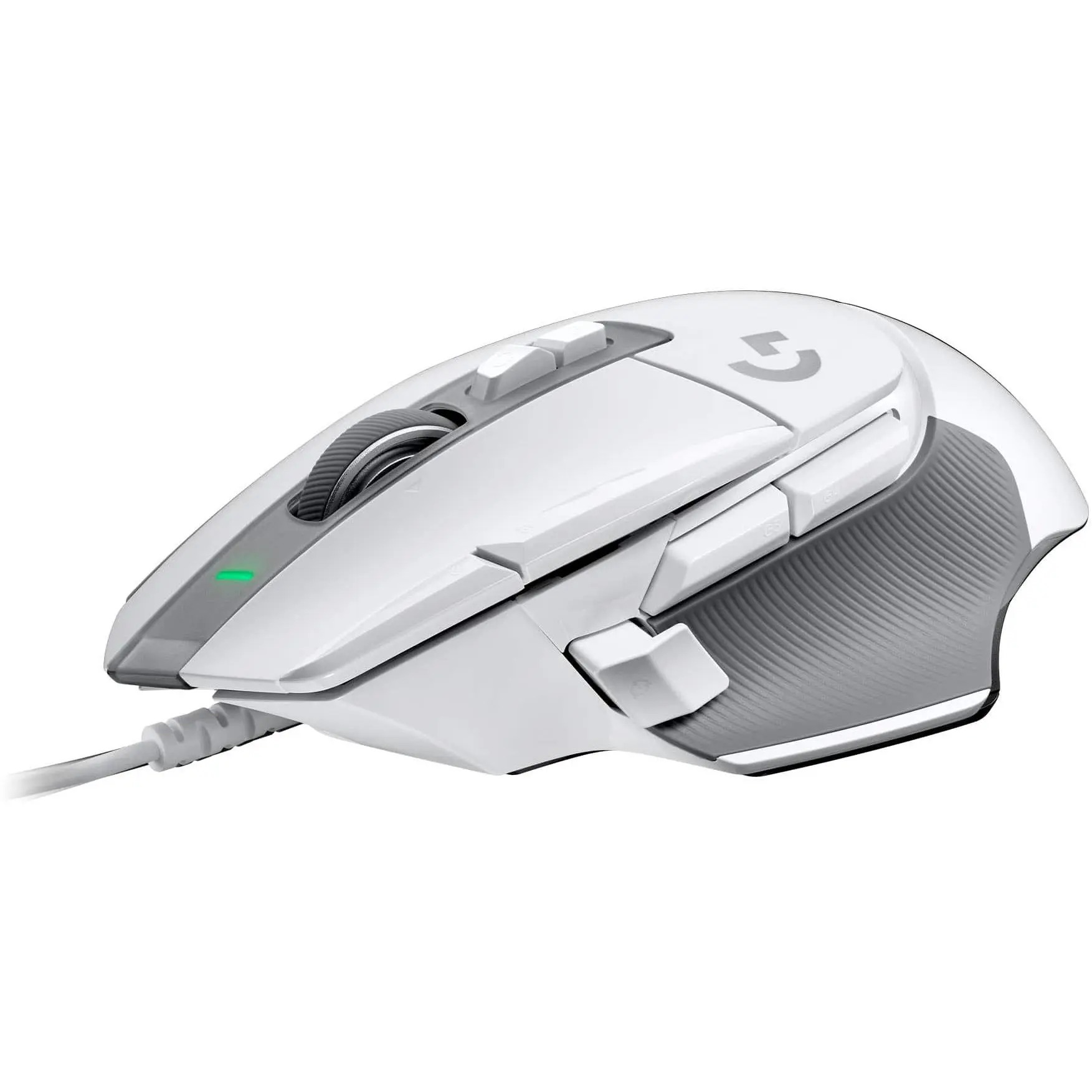 Logitech - G502 X Wired USB Optical Gaming Mouse with HERO 25K Sensor - Wired - White