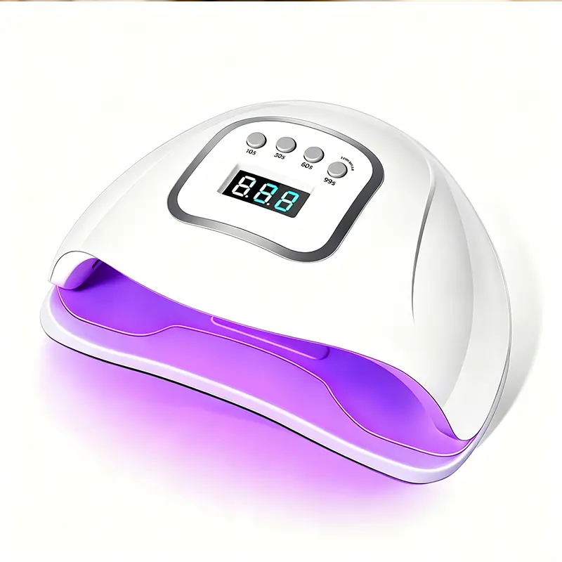 UV LED Nail Lamp, Nail Dryer for Gel Polish, Gel Nail Lamp Led Nail Light for Gel Nails with Automatic Sensor & 4 Timers Nail Art Nail Care