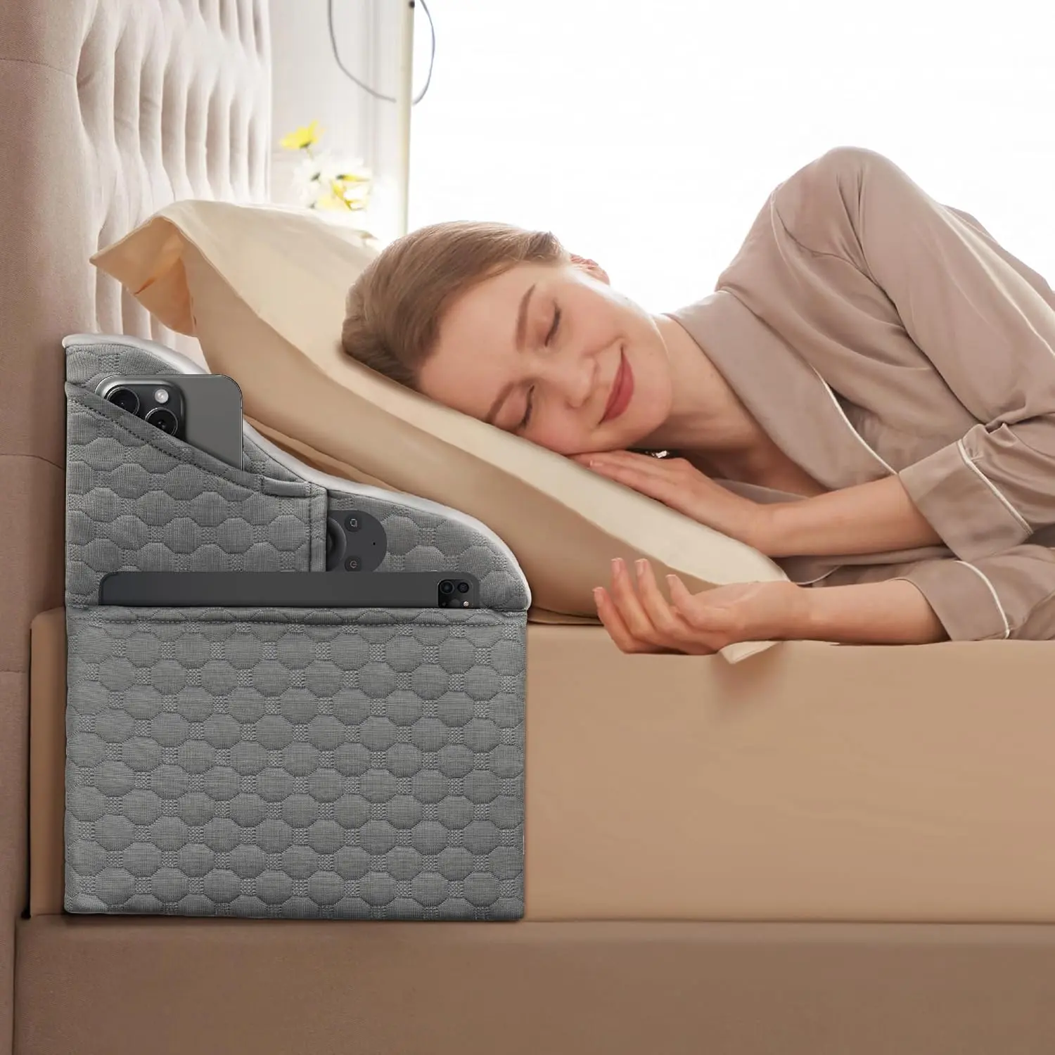 Full Size Wedge Pillow Headboard for Bed Gap Filler, Bed Wedge Pillow for Headboard Gap (0-8") Ergonomic Mattress Wedge Gap Filler for Stop Pillows, Phones & Items Falling Down(54"X10"X6") Full Size Wedge Pillow Headboard for Bed Gap Filler, Bed Wedge Pillow for Headboard Gap (0-8") Ergonomic Mattress Wedge Gap Filler for Stop Pillows, Phones & Items Falling Down(54"X10"X6")