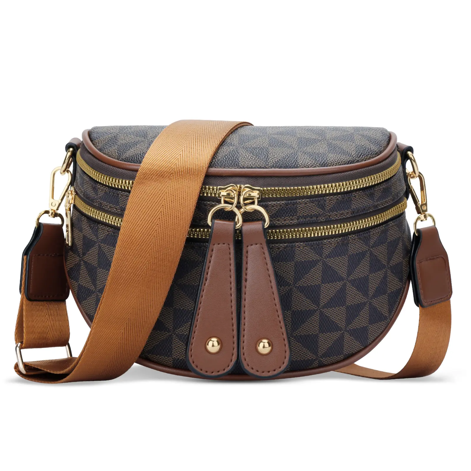 Brown（Plaid bag)