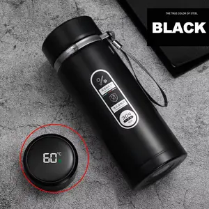 Stainless Steel Thermos Bottle with LED Temperature Display