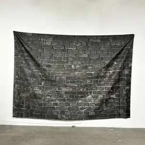 Brick Wall Pattern Backdrop, 1 Count Photography Background Cloth, Wall Decoration Banner, Party Decorations Banners, for Home Party & Festival & Outdoor, Ornaments, Wall Hanging Backdrop