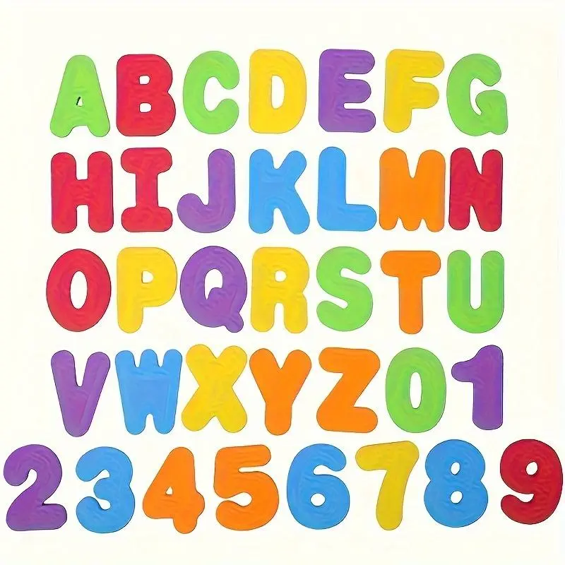 Foam Alphabet & Number Toy, 36pcs/set Colorful Floating Bath Toy, Educational Learning Toy for Kids, Birthday Gift, Number Counting Blocks, Learning Materials