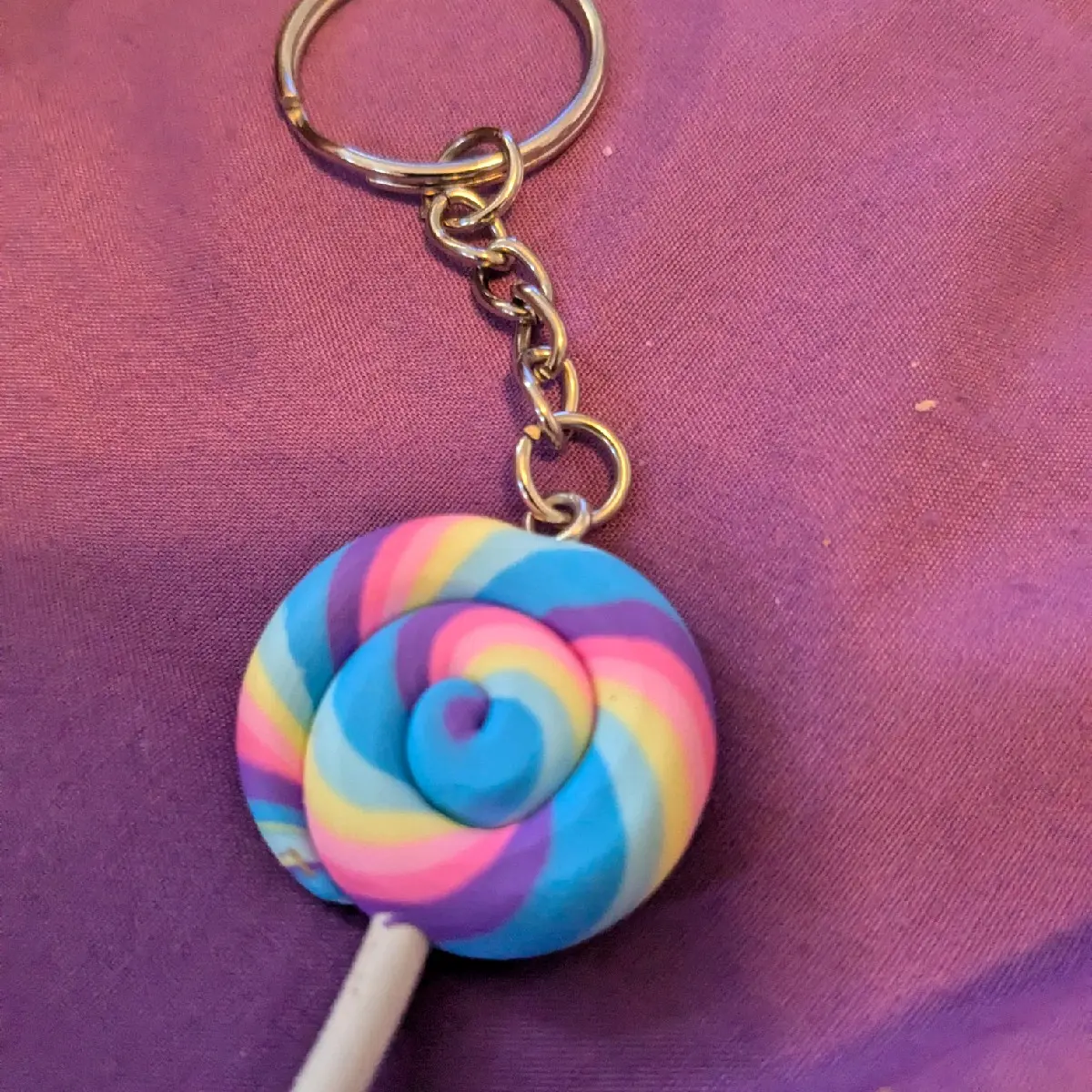 Light Raindown Lollypop Candy keychain