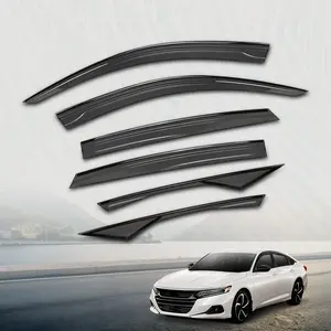 Fit For 2018-2022 Honda Accord Window Vent Visors Rain Guards Deflectors 6pcs