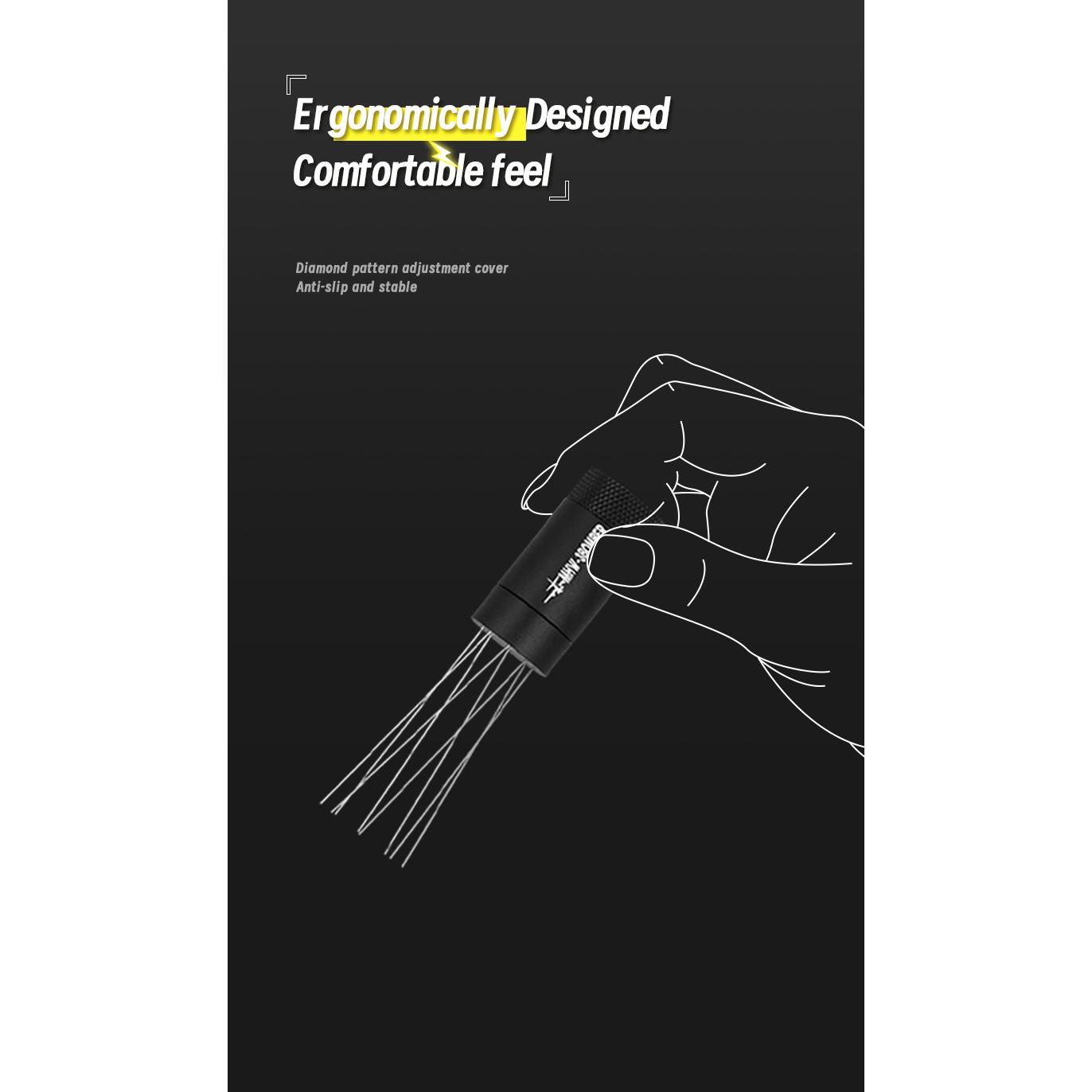 MHW-3BOMBER Espresso Distribution Tool Coffee WDT Adjustable Needles Stirrer with Magnetic Rack Professional Barista Accessories