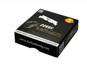 100 "Derby Premium" Single Edge Razor Blades for straight razor